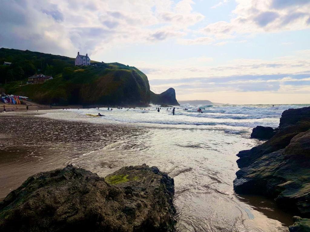Wild Coastal Retreat At Troed Y Rhiw Aberporth, West Wales Βίλα Εξωτερικό φωτογραφία